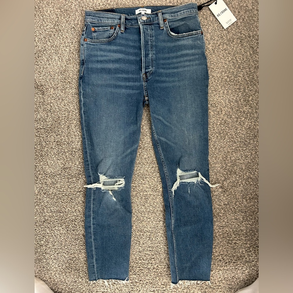 Re/Done Blue Denim Jeans